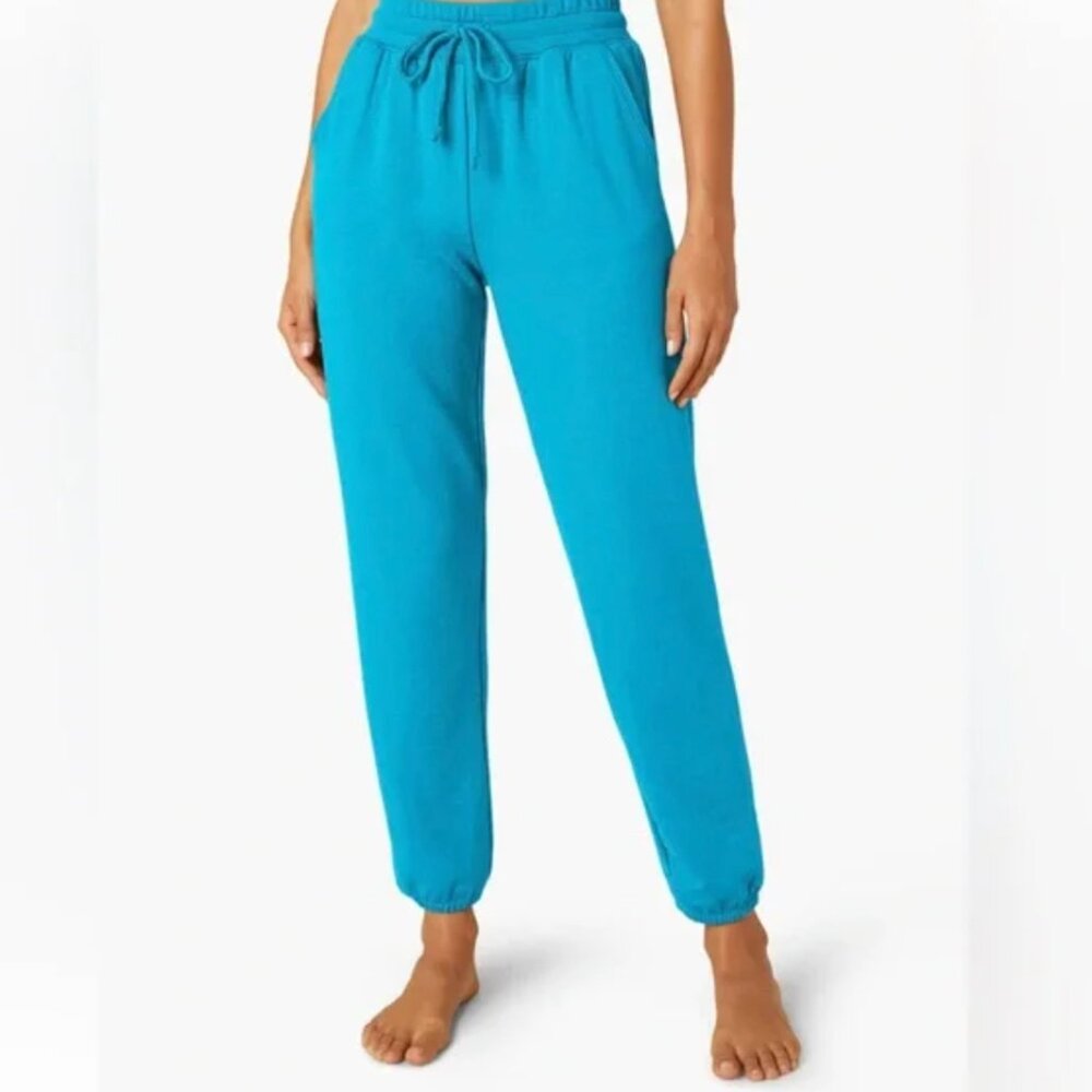 Beyond‎ Yoga Weekender Pant Modal Jogger Teal XS